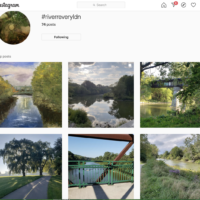 #RiverReveryLdn screenshot of instagram for River Revery community arts engagement